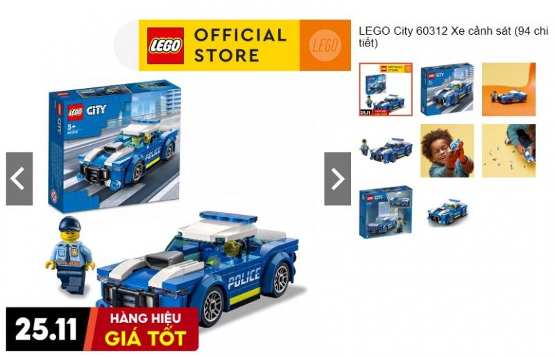 LEGO City 60312 Xe cảnh sát