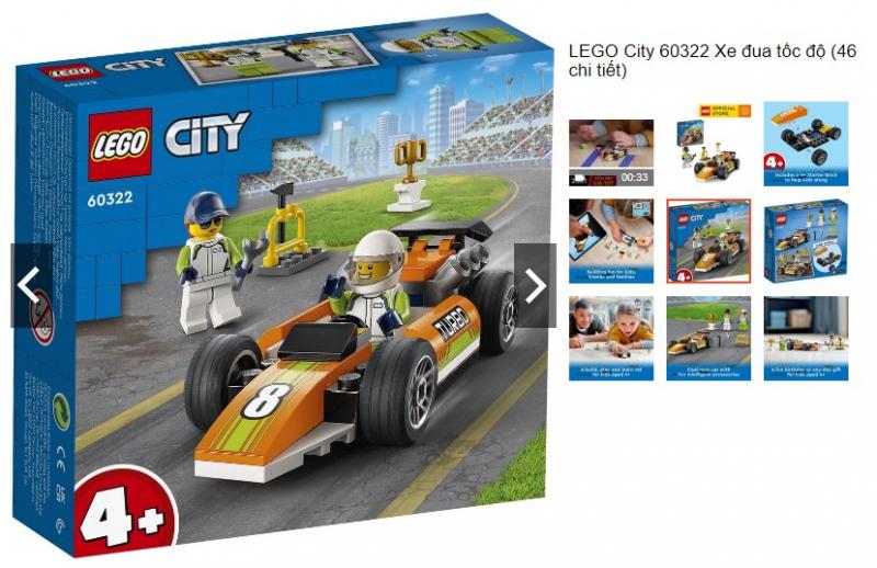 LEGO City 60322 Xe đua tốc độ