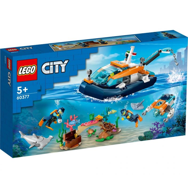 Lego City 60377 đồ chơi lắp ráp tàu lặn thám hiểm