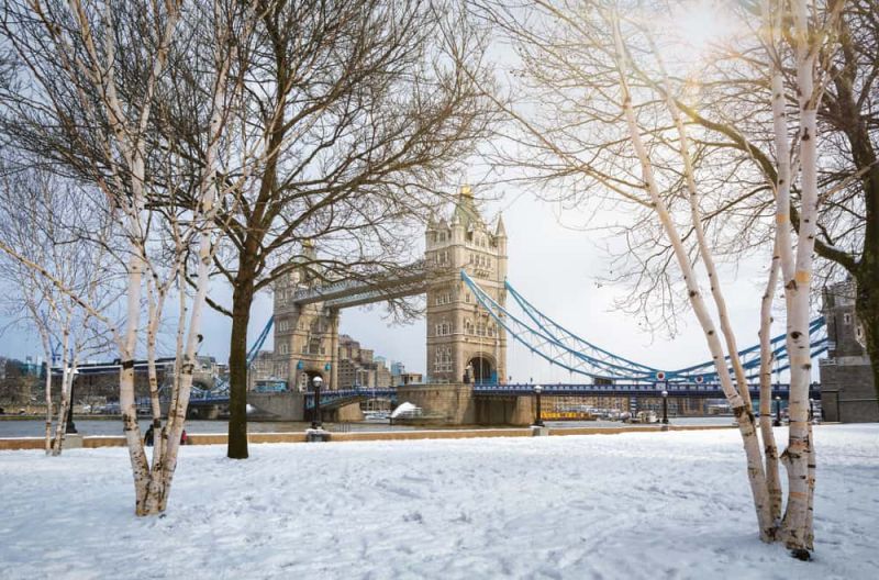 Vẻ đẹp của London vào mỗi mùa đông