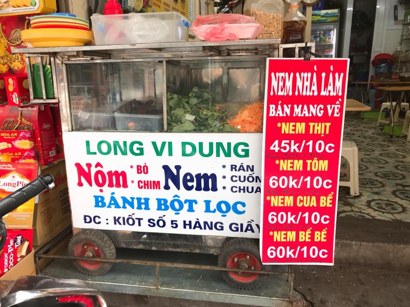 Long Vi Dung - Nộm Thịt Bò Khô - Hàng Giầy