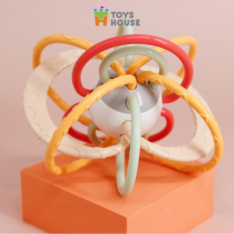 Lục lạc xúc xắc đồ chơi tập cầm cho bé - nhựa mềm kết hợp gặm nướu cho bé ToysHouse