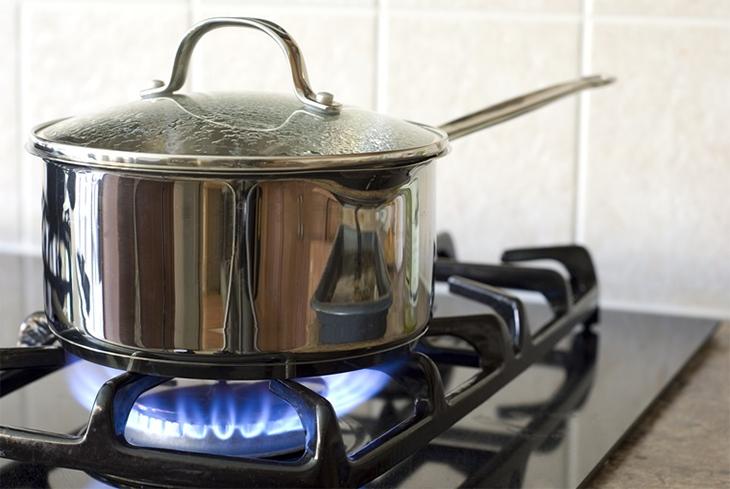Tiết kiệm gas trong quá trình đun nấu