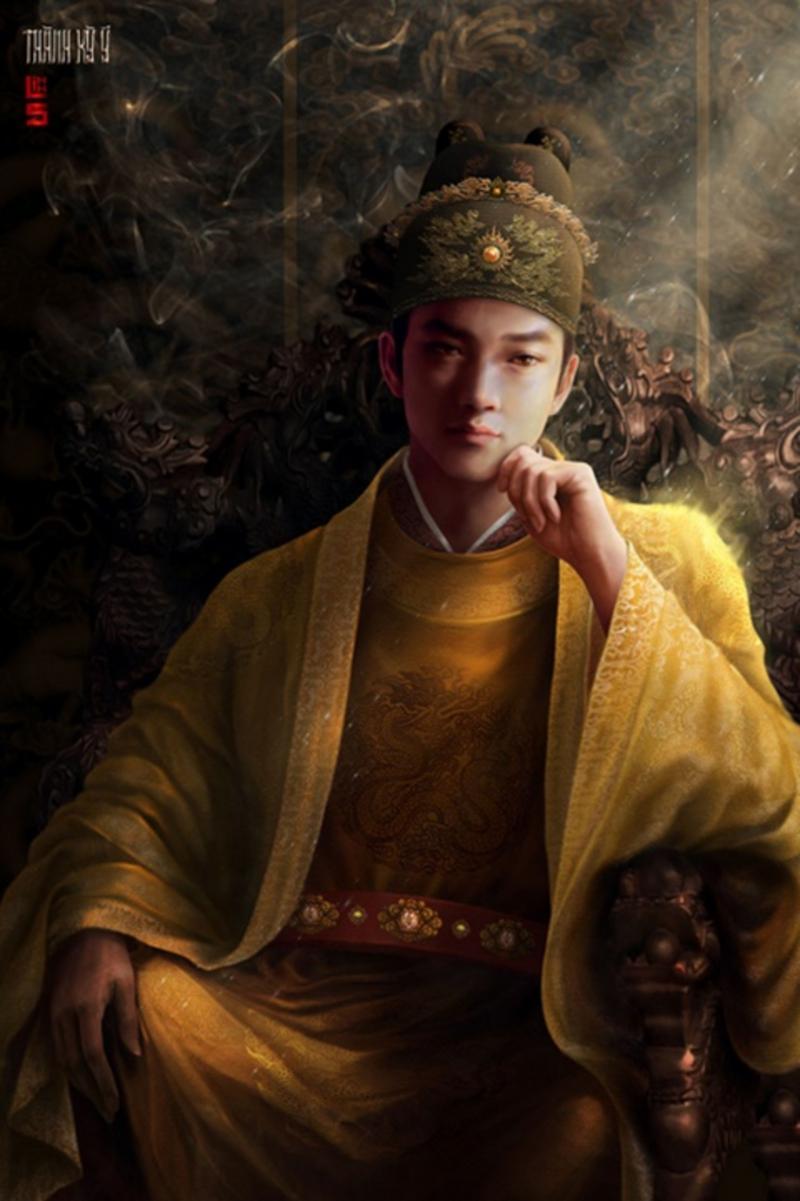 Tranh tài liệu về vua Lý Cao Tông
