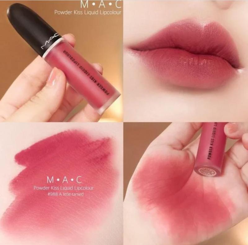 MAC Powder Kiss Lipstick - Moisture Matte Lipstick - A Little Tamed