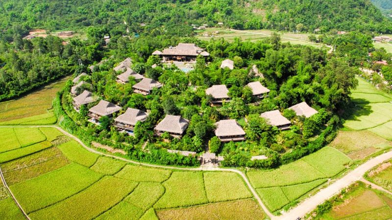 Một Mai Chau Ecolodge Resort xanh tươi