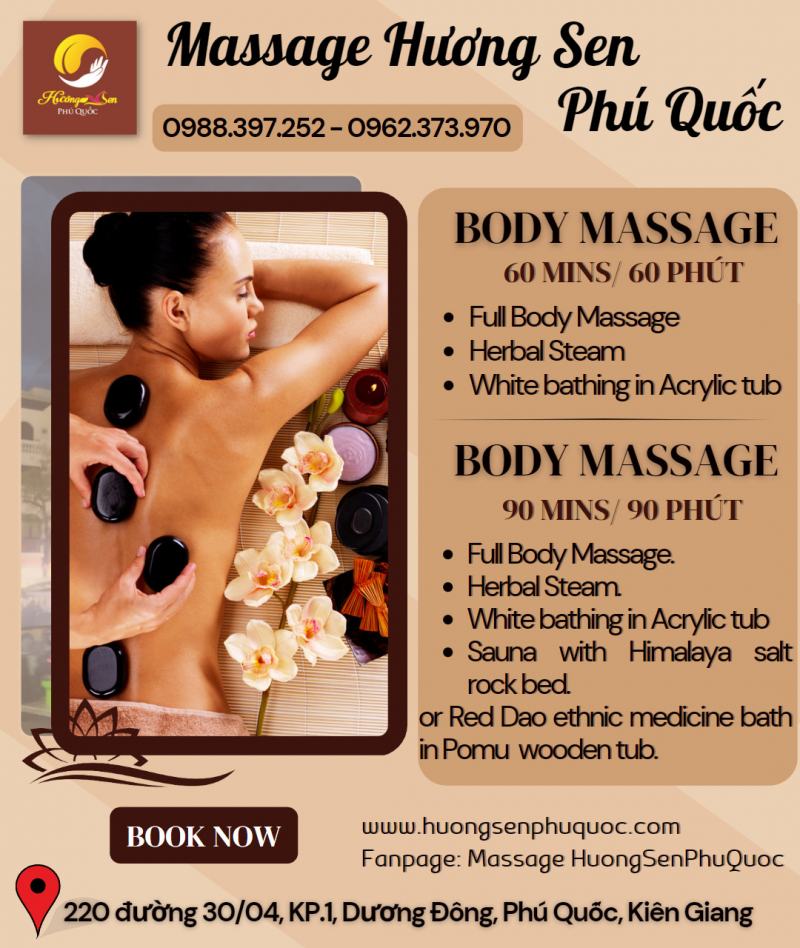 Massage Hương Sen Phú Quốc