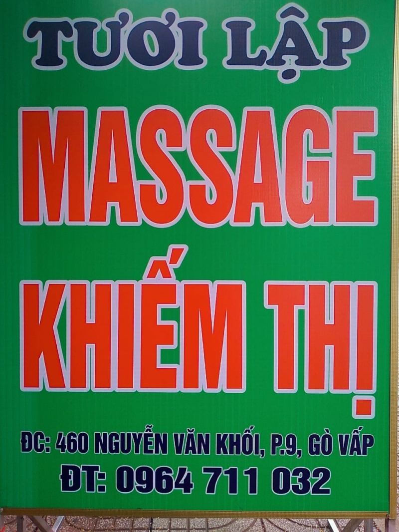 Massage Khiếm Thị Tươi Lập