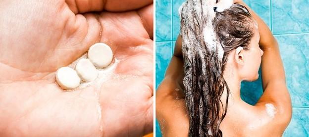 Mặt nạ Aspirin giúp tóc chắc khỏe và bóng mượt