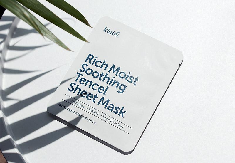 Mặt nạ giấy Dear Klairs Rich Moist Soothing Tencel Sheet Mask