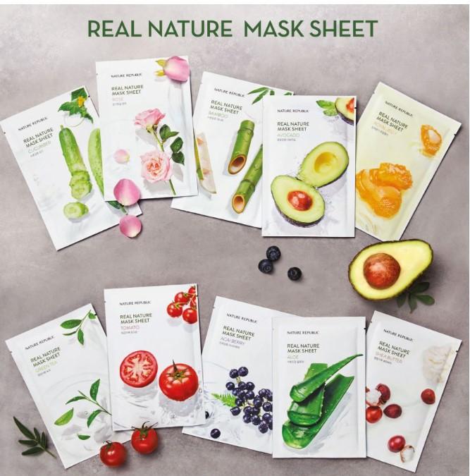 Mặt nạ giấy Nature Republic Real Nature Mask Sheet