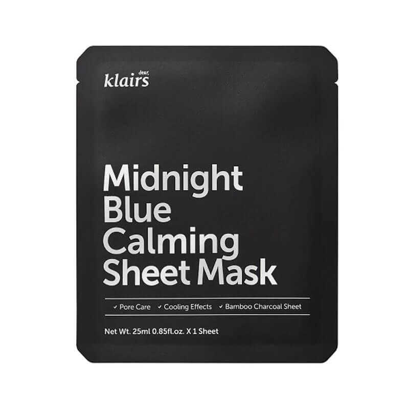 Mặt nạ làm dịu da Dear Klairs Midnight Blue Calming Sheet Mask 25ml