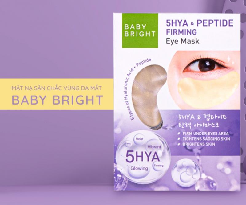 Mặt nạ mắt Baby Bright 5Hya & Peptide Firming Eye Mask