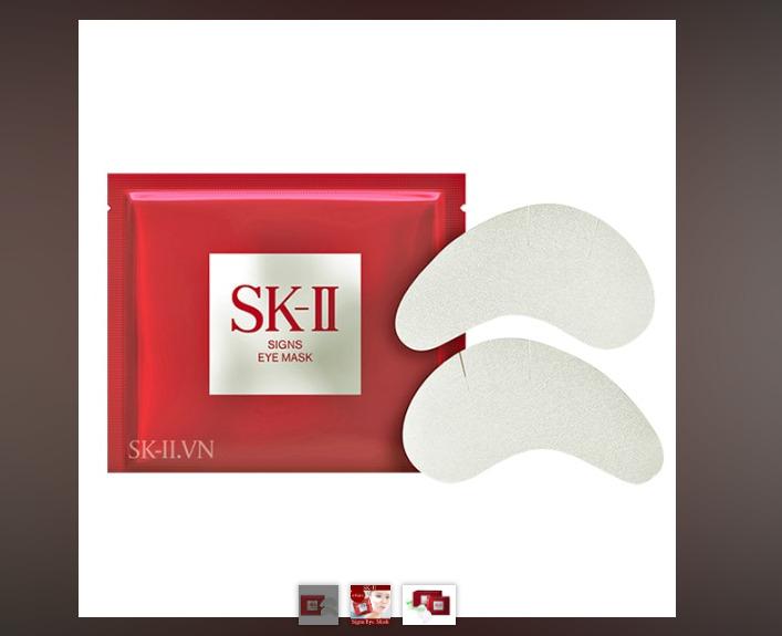 Mặt nạ giấy SK-II Signs Eye Mask của Nhật Bản sẽ khắc phục các vấn đề về quầng thâm mắt