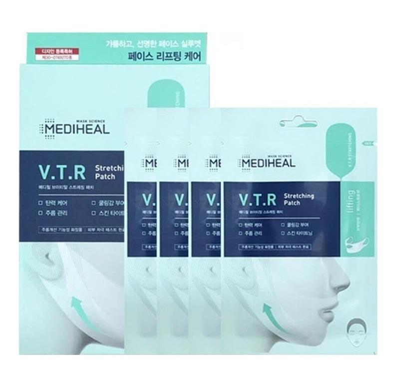 Mặt nạ nâng cơ giảm mỡ thừa tạo hình V- line Mediheal V.T.R Stretching patch