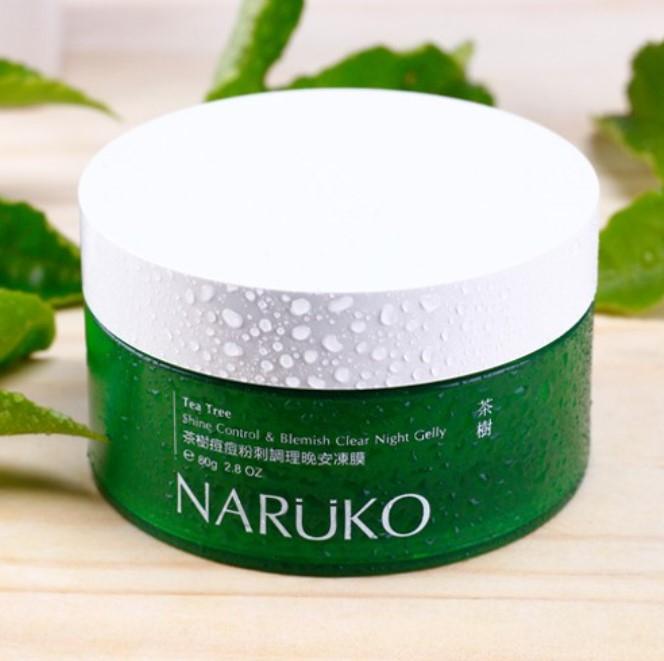 Mặt nạ Naruko Tea Tree Shine Control Blemish Clear Night Gelly