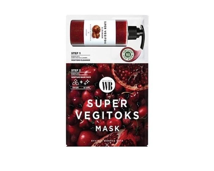 Mặt nạ sủi bọt thải độc Byvibes Wonder Bath Super Vegitoks Mask