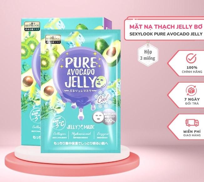 Mặt nạ thạch jelly SexyLook Pure Avocado Jelly Mask