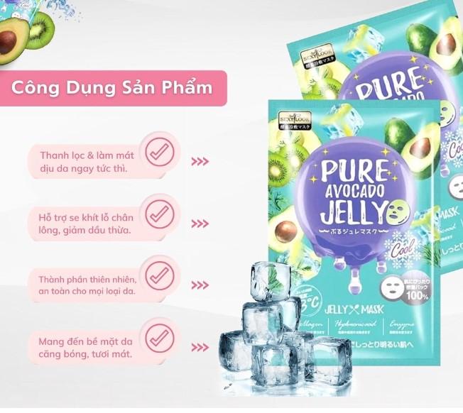 Mặt nạ thạch jelly SexyLook Pure Avocado Jelly Mask