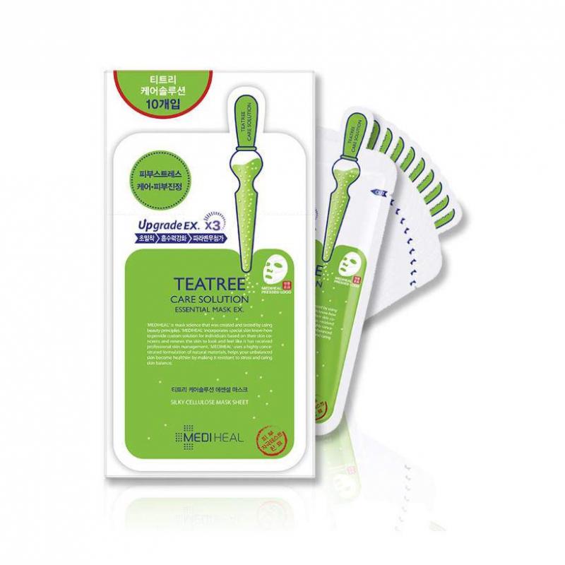 Mặt nạ tinh chất tràm trà ngăn ngừa mụn Mediheal Tea Tree Care Solution Essential Mask Ex