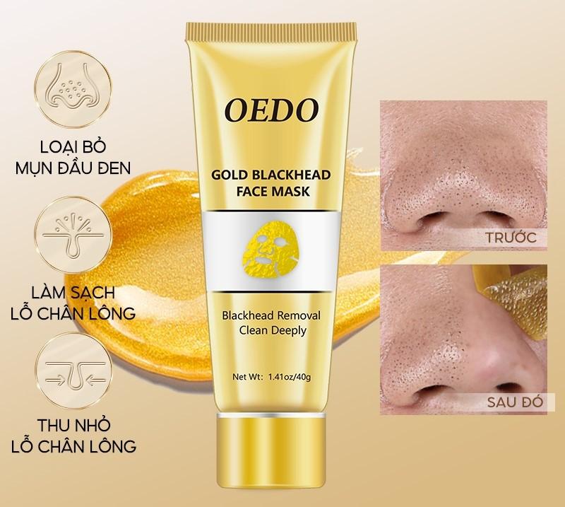 Mặt nạ tinh chất vàng OEDO Gold BlackHead Face Mask