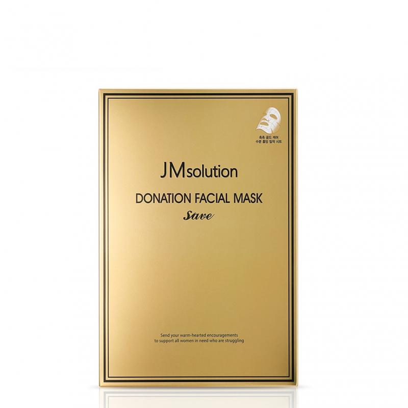 Mặt nạ tinh thể vàng chống lão hóa JMsolution Donation Facial Mask Save