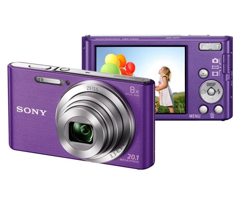 Máy ảnh Sony DSC-W830/SCE32 màu tím thời thượng