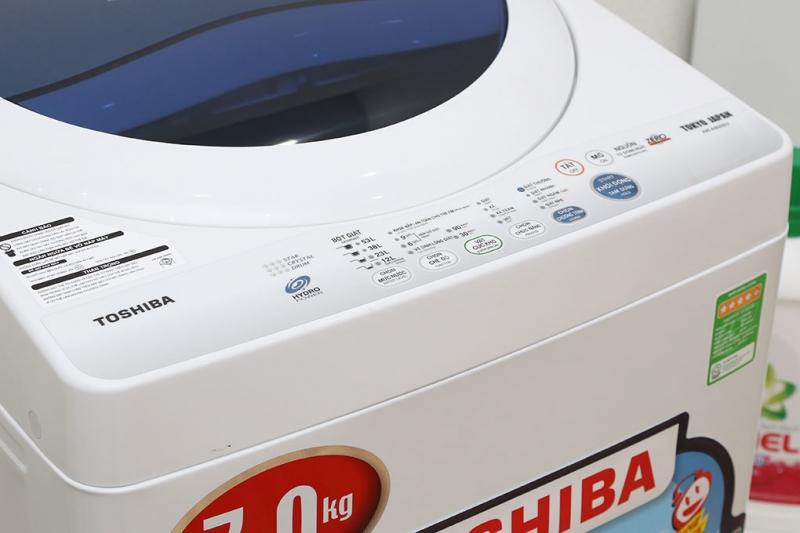 Máy giặt 7 kg Toshiba AW-A800SV/WL tiết kiệm điện năng hiệu quả