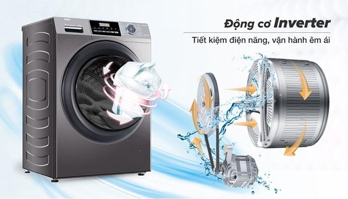 Máy giặt Aqua Inverter 10.5kg AQD-A1051G.S