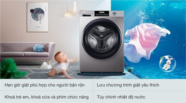 Máy giặt Aqua Inverter 9 kg AQD-A902G S