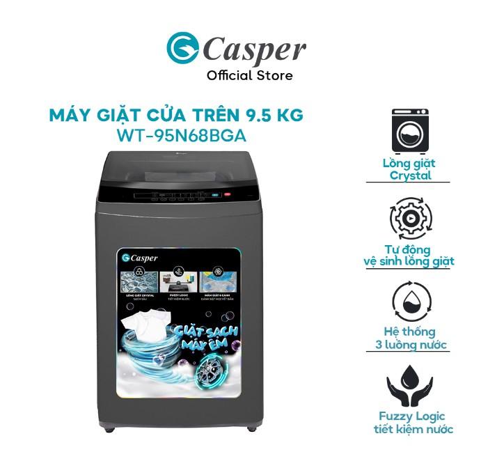 Máy giặt Casper 9.5kg WT-95N68BGA