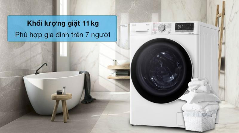 Máy giặt cửa ngang LG Inverter 11kg FV1411S4WA