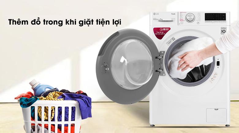 Máy giặt cửa ngang LG AI DD Inverter 9kg FV1409S4W