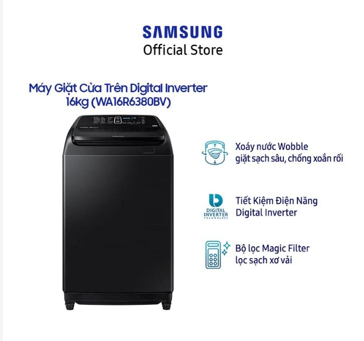 Máy giặt Samsung Digital Inverter 16kg WA16R6380BV