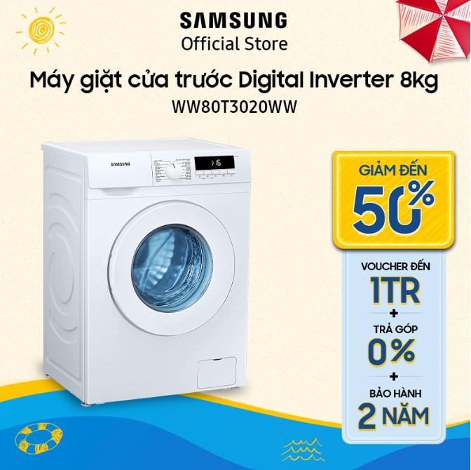 Máy giặt Samsung Digital Inverter 8kg WW80T3020WW