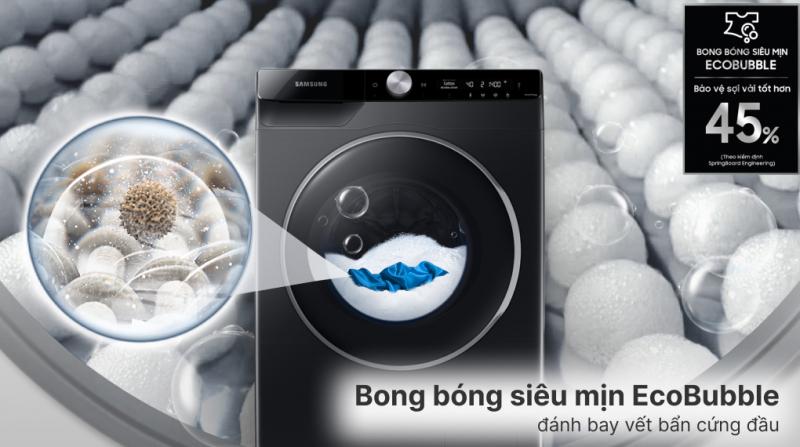 Máy giặt thông minh Samsung AI EcoBubble™ 9kg WW90TP44DSB
