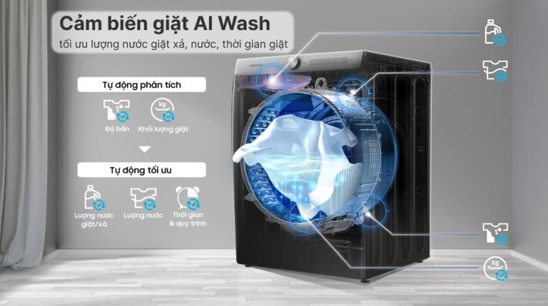 Máy giặt thông minh Samsung AI EcoBubble™ 9kg WW90TP44DSB