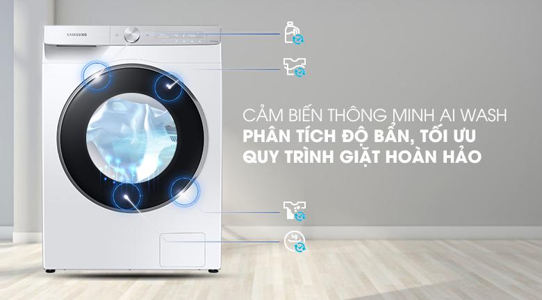 Máy giặt thông minh Samsung AI Ecobubble 9kg WW90TP44DSH/SV