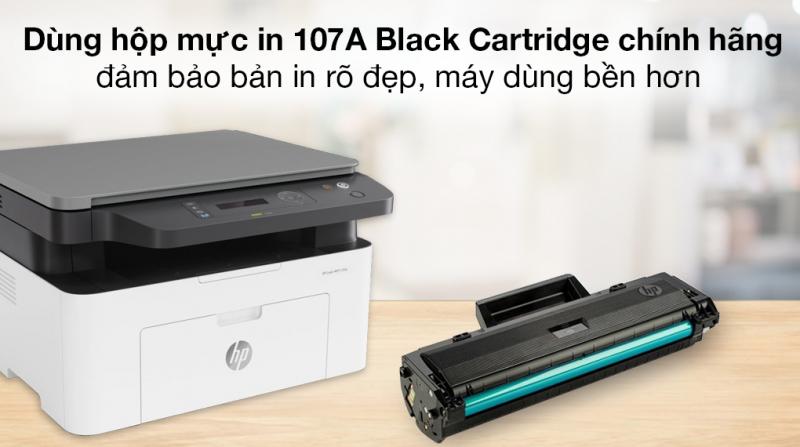 Máy in HP laser trắng đen đa năng in scan copy LaserJet 135a (4ZB82A)