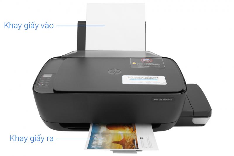 Máy in phun màu HP đa năng in scan copy Ink Tank 415 WiFi (Z4B53A)