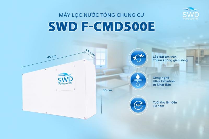 Máy lọc nước tổng chung cư SWD F-CMD500E