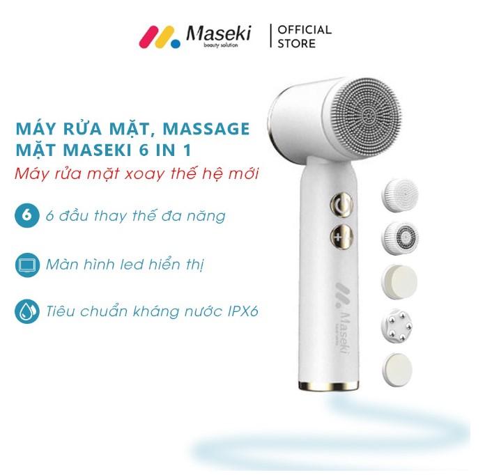 Máy rửa mặt, massage mặt Maseki 6 in 1
