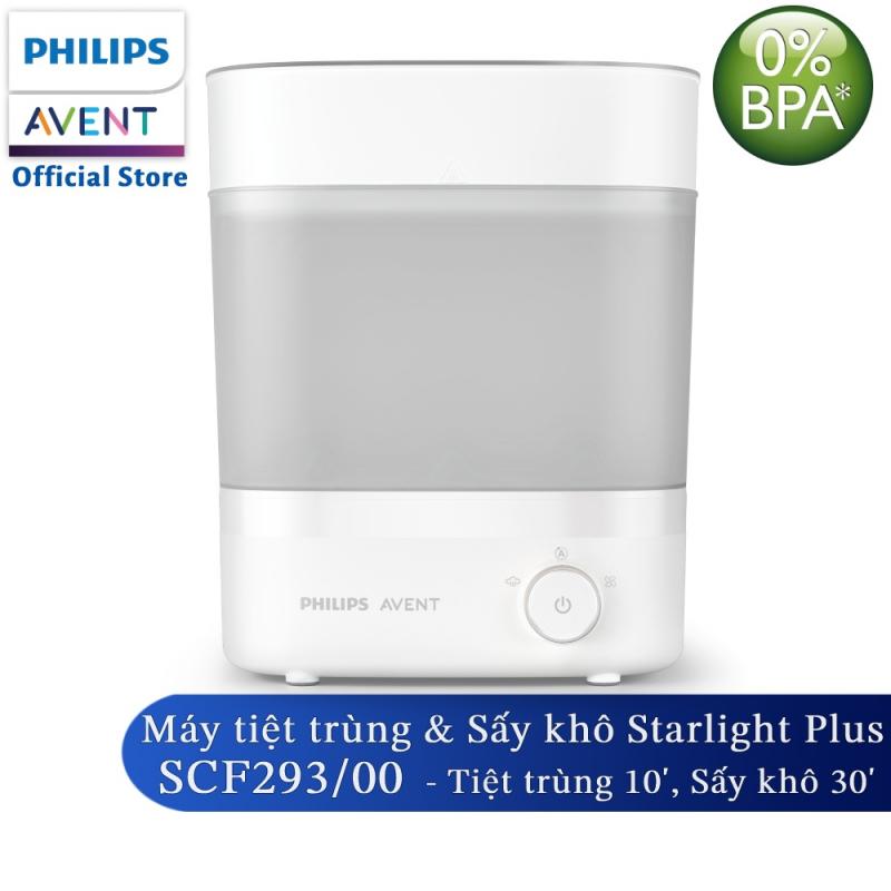 Máy tiệt trùng và sấy khô bình sữa Starlight Plus (SCF293/00) hiệu Philips Avent