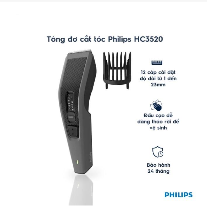 Máy tông đơ cắt tóc Philips HC3520
