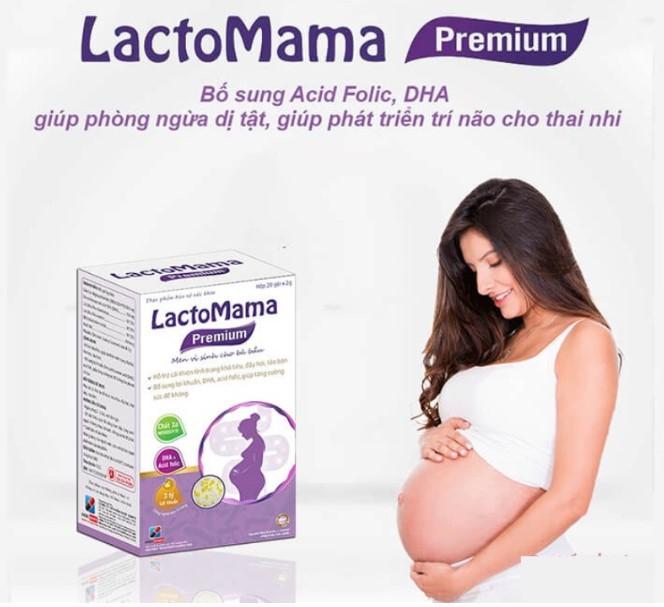 Men vi sinh cho bà bầu LactoMama Premium