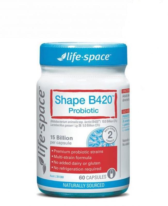 Men vi sinh hỗ trợ tiêu hóa Life Space Shape B420 Probiotic 60 viên