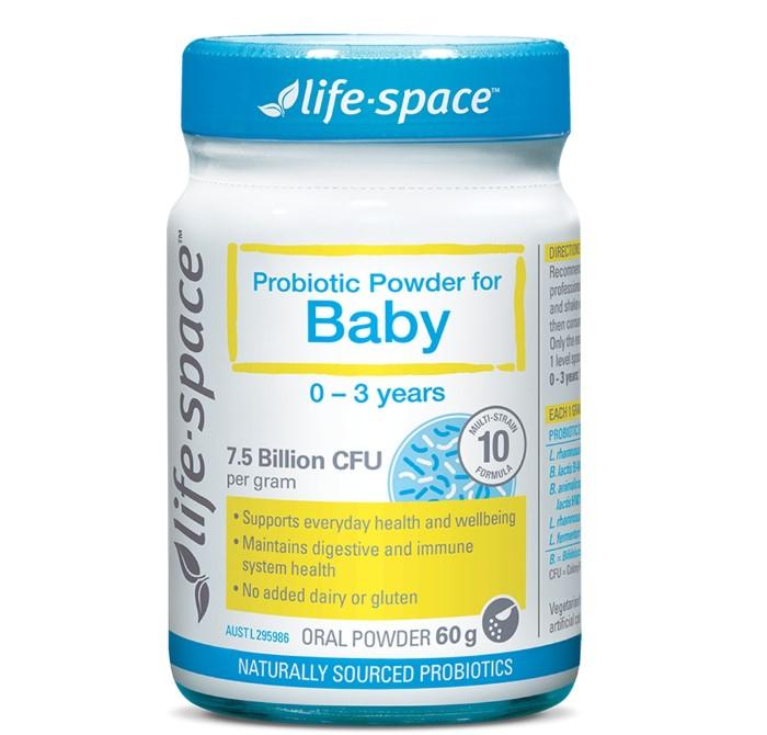 Men vi sinh Life Space Powder For Baby cho bé từ 0-3 tuổi