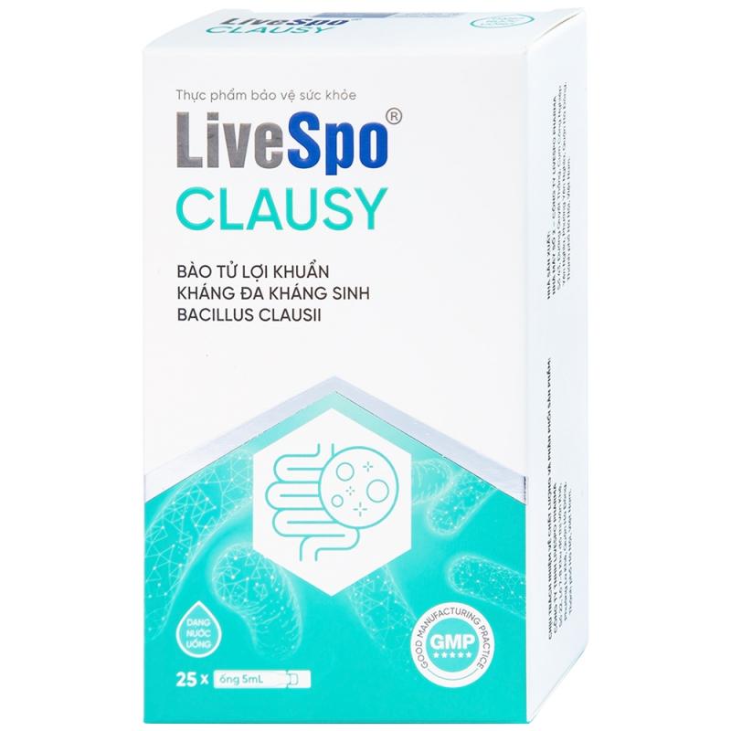Men vi sinh Livespo Clausy - Hỗ trợ tiêu hoá, giảm đầy hơi, khó tiêu