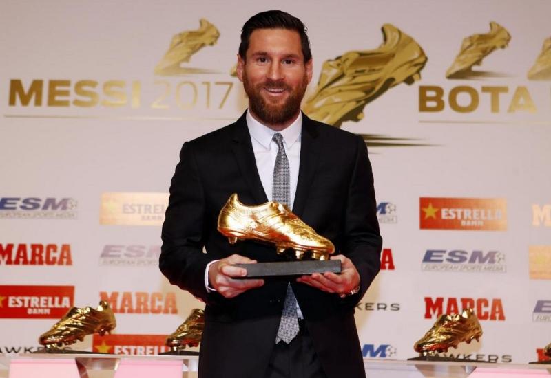 Messi đã 6 lần giành Chiếc giày vàng châu Âu