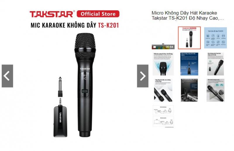 Micro karaoke bluetooth Takstar TS-K201